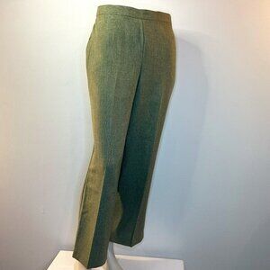 ALFRED DUNNER Women's Botanical Gardens Sage Green Pants - Size 14P - NWT $48